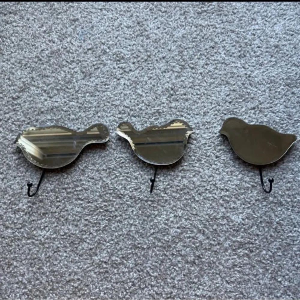 Mirror Bird Wall Hangers